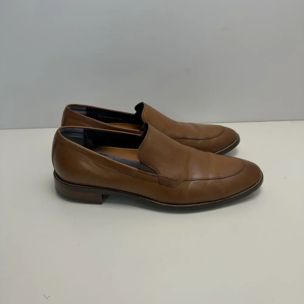 Cole Haan Dress Loafers Shoes Size 11M Leather Chestnut Brown Career Wear